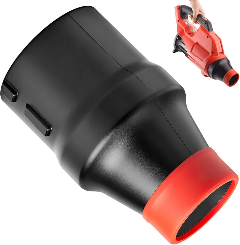 BERPSE Car Drying Nozzle for Milwaukee M18 Leaf Blower of 8" Long Car Drying Blowpipe, Fits 2724-20 & 2728-20 with Red Soft Tip Cover - Image 1